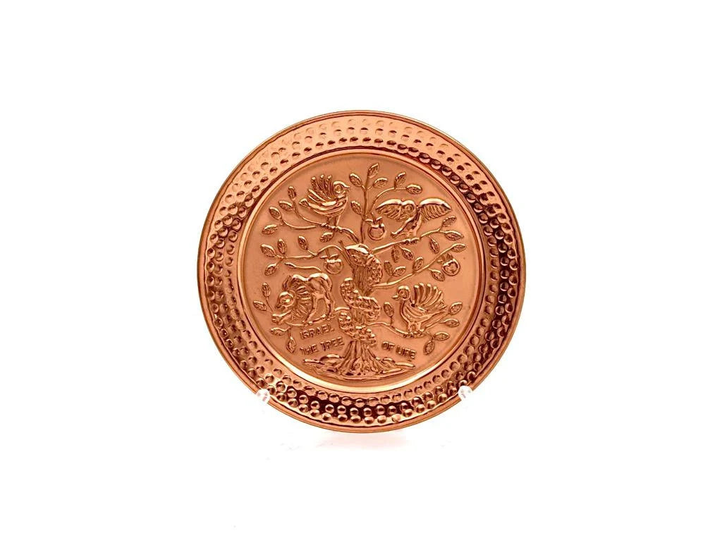 copper plate with the "Tree of life"