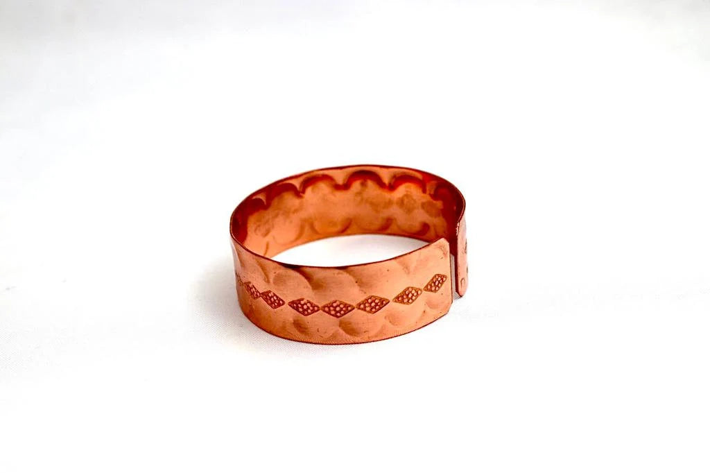 copper bracelet with Shema Israel