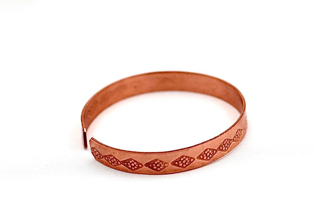 copper bracelet with Shema Israel