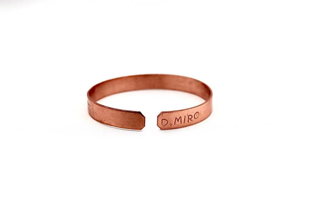 copper bracelet with the travelers prayer