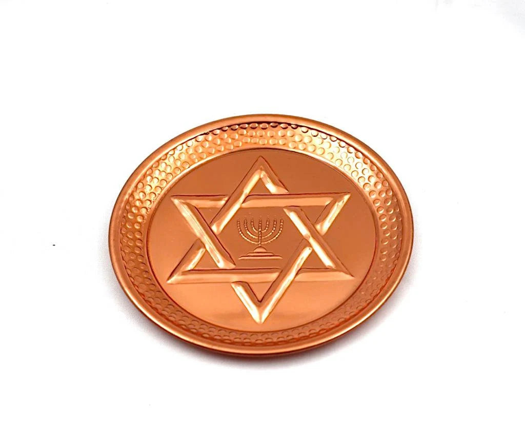 copper plate with the  "Star of David"