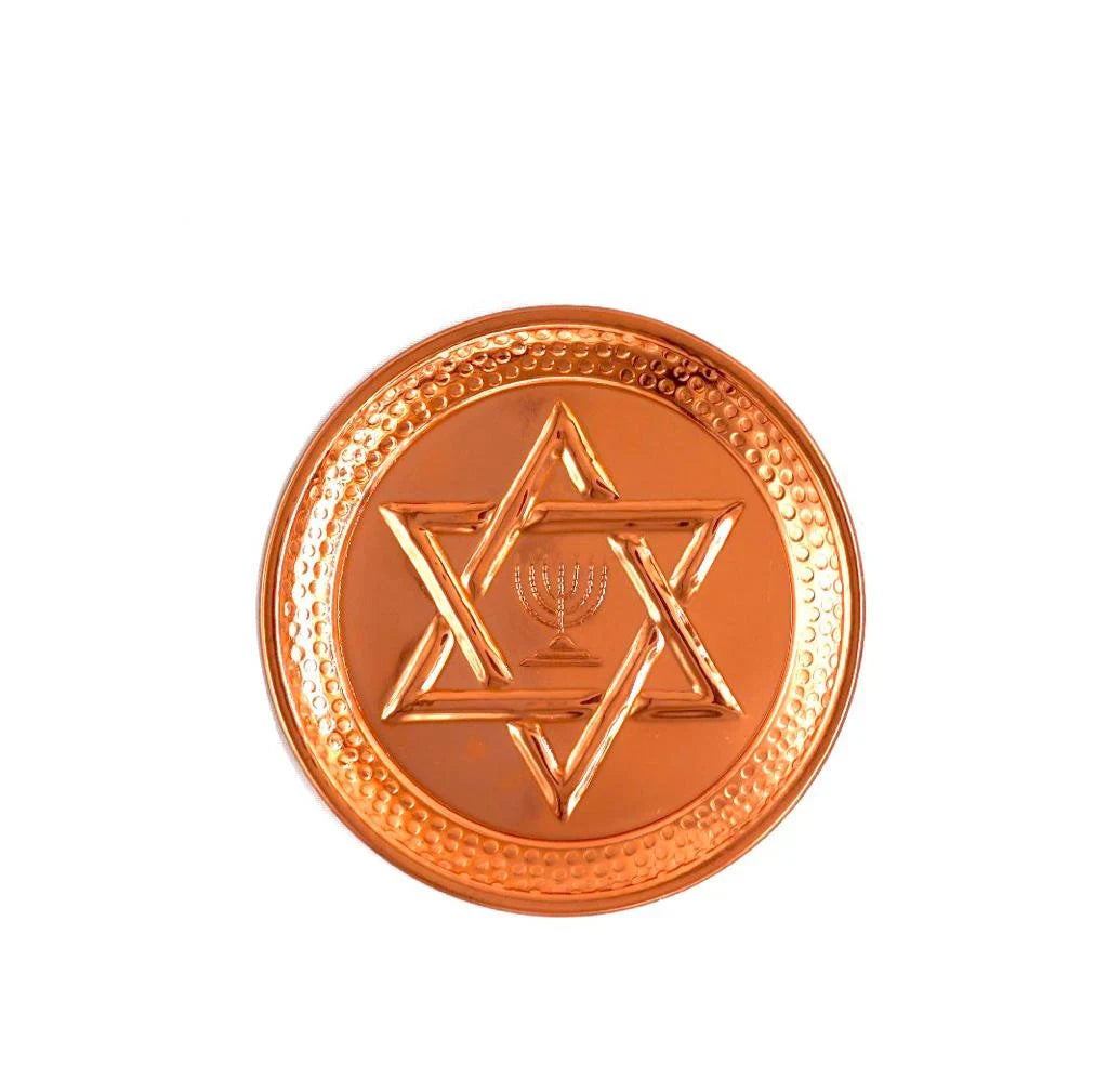 copper plate with the  "Star of David"