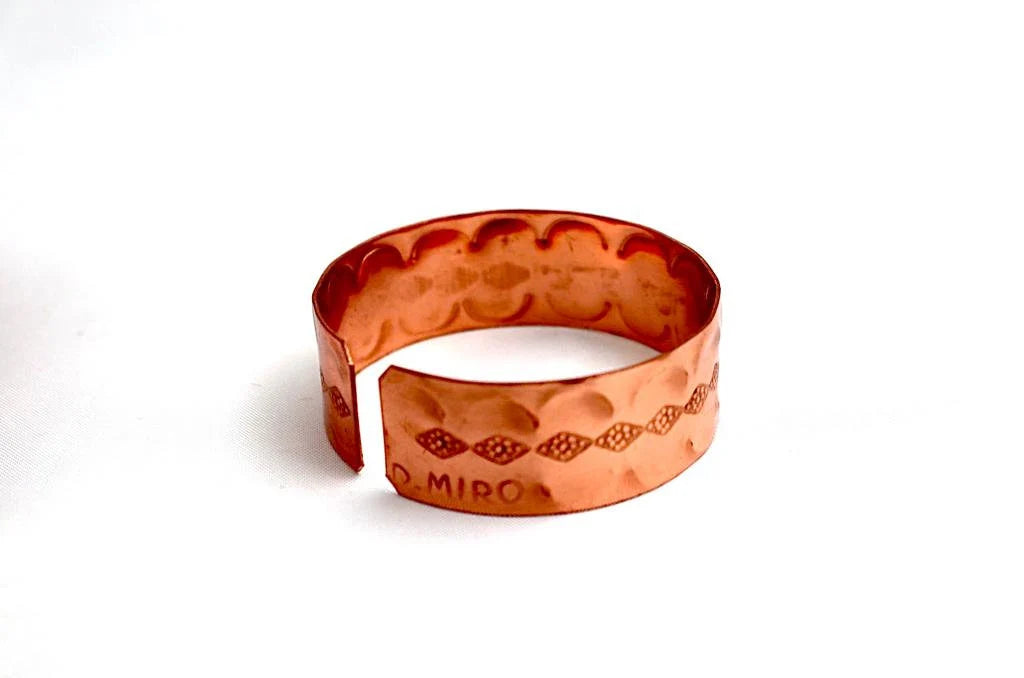 copper bracelet with Shema Israel