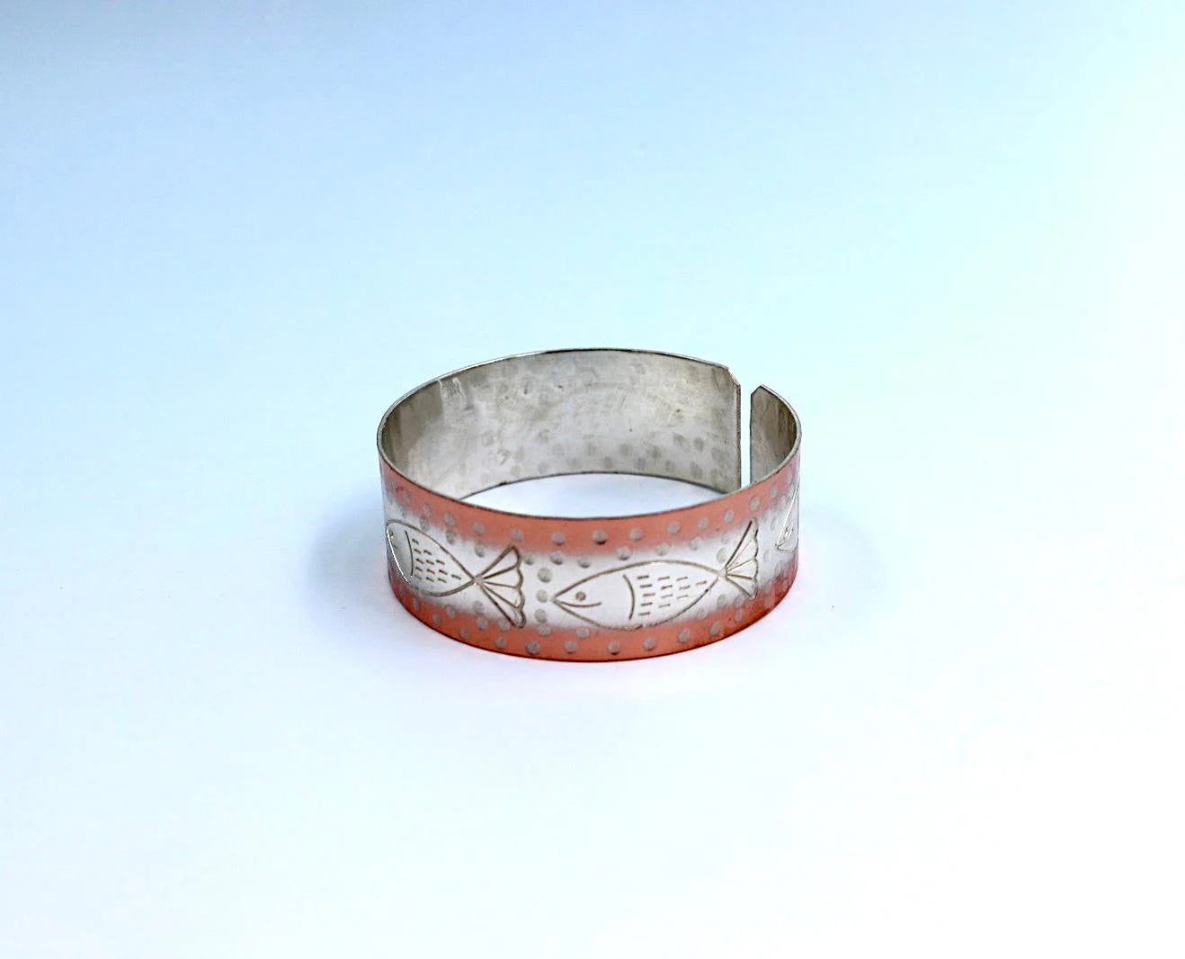 copper bracelet with Fish