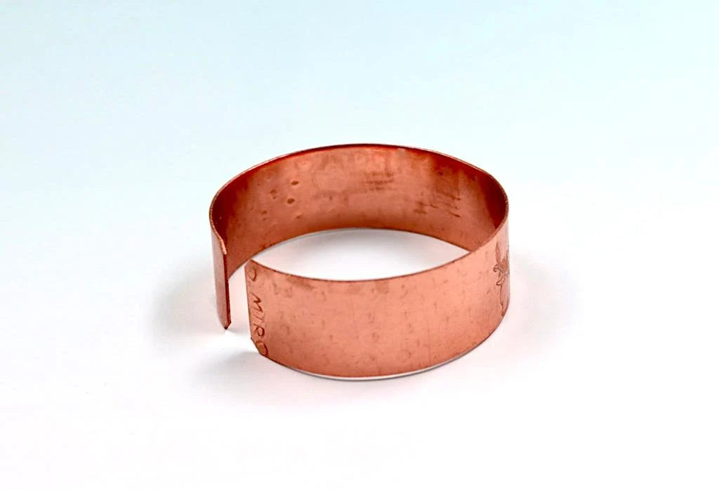 copper bracelet pomegranate