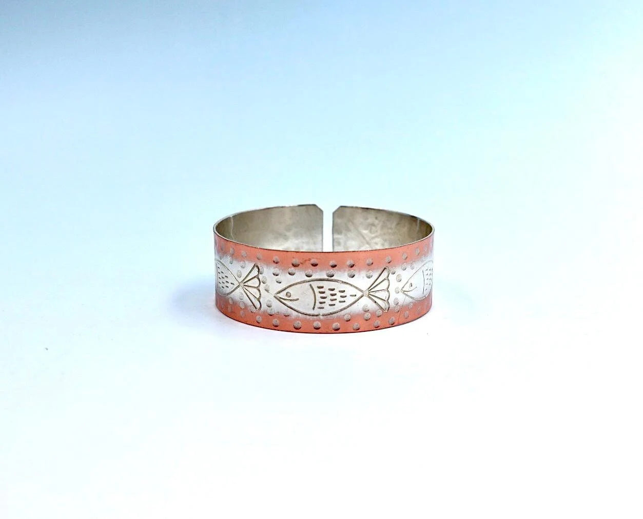 copper bracelet with Fish