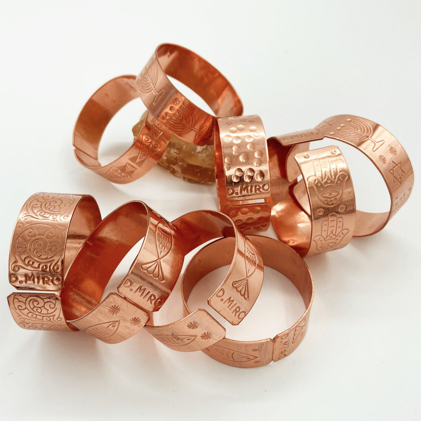 Hand made copper bracelet with unique design