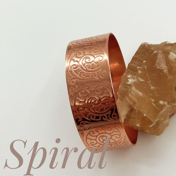 Hand made copper bracelet with unique design