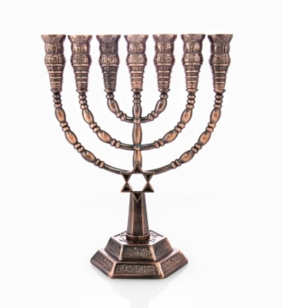 Copper model of the 7 reeds lamp from the Holy Temple – David Miro Art ...