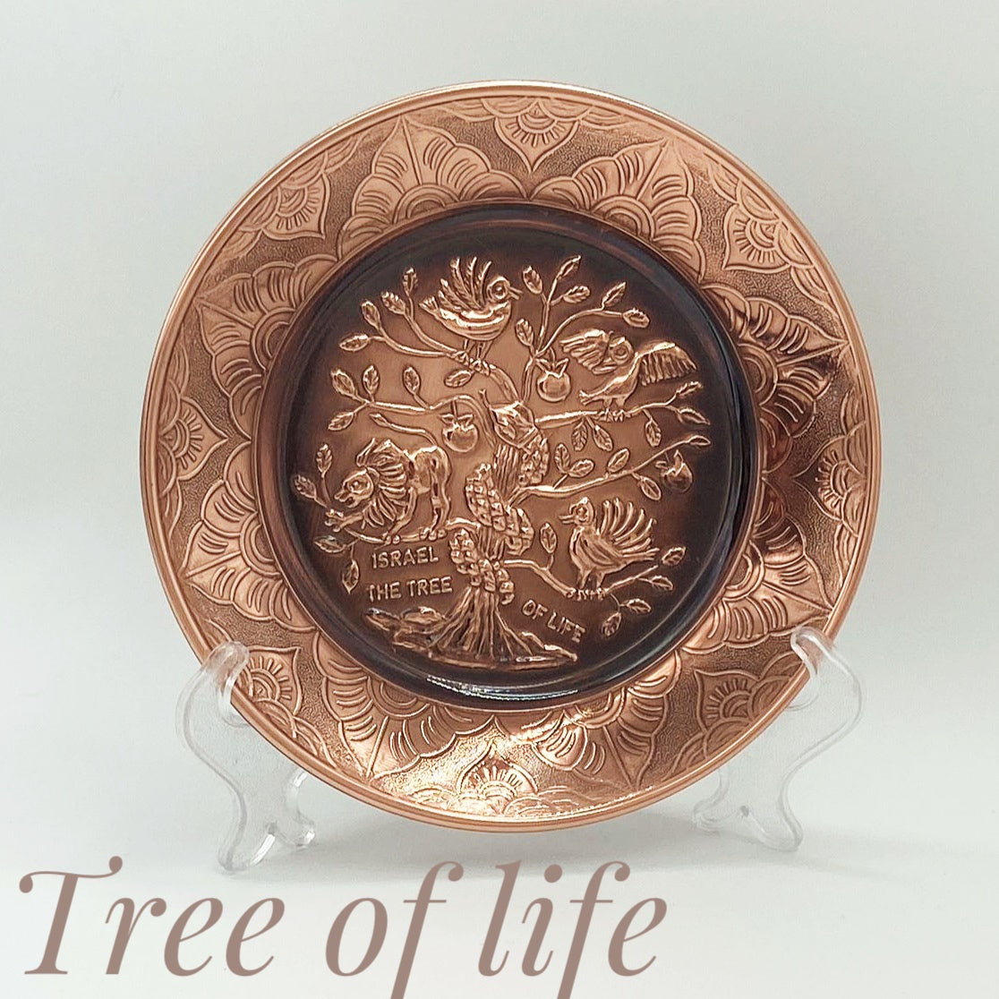 copper artwork with oxidation 16cm