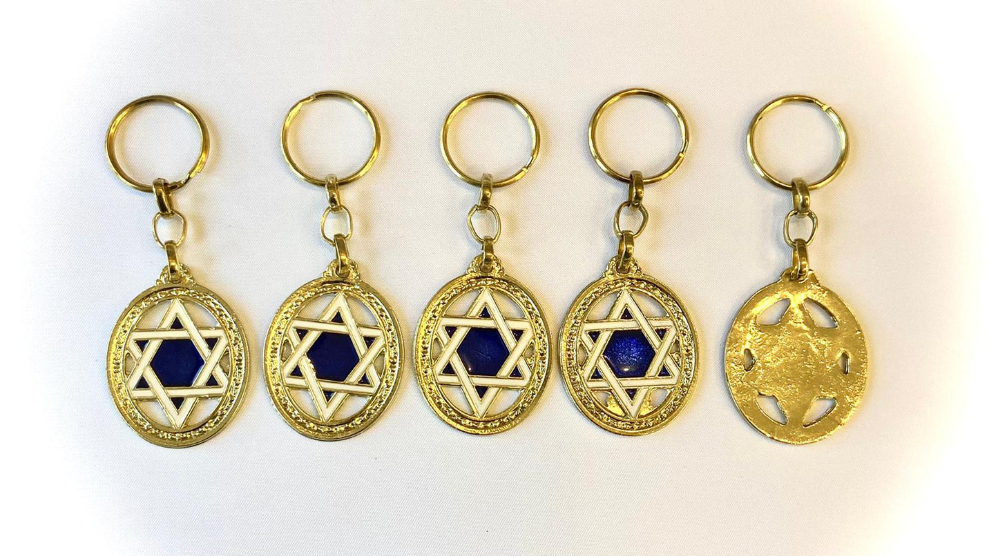 key chain the Star of David