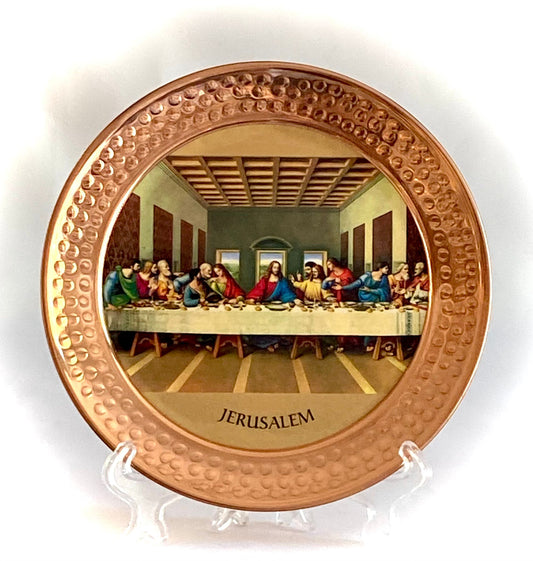 copper artwork "last supper"