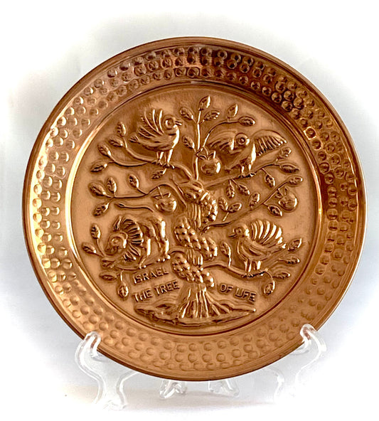 copper plate with the "Tree of life"