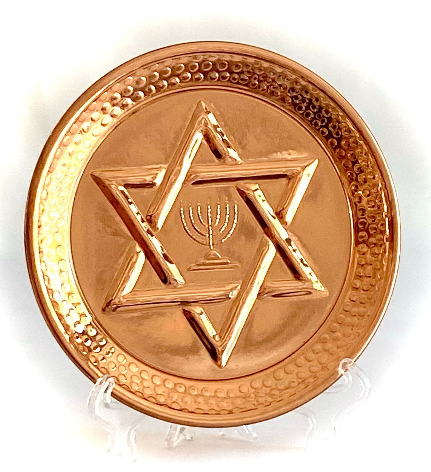 copper plate with the  "Star of David"